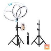 3 Light Selfie Ring with Holder - 10 Inch