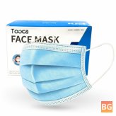 Blue Breathable Disposable Face Masks (50 Pack)