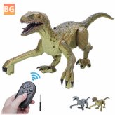 Remote Control Infrared Dinosaur Toy RC Toy - Velociraptor - Simulated Jurassic Dinosaur - w/ Sound