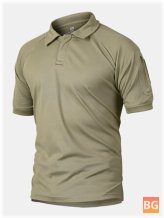 Soft Breathable Work Polos - Men's Solid Color