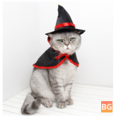 Pet Costume for Halloween - Cape Cloak for Small Dog or Cat