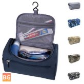 Waterproof Travel Toilet Bag with Shaving Case and Wristlet