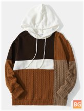 Sweatshirt with Cable Slits