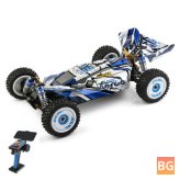Wltoys 124017 Brushless RC Car with 4300KV Motor 0.7M, 19T RTR 1/12, 2.4G 4WD, 70km/h, Metal Chassis