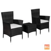 Bistro Set - Poly Rattan