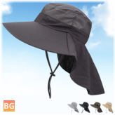 Waterproof Bucket Hats with Sunscreen Face Cover - Men and Women