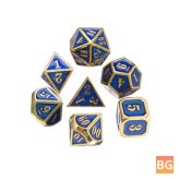 7PCS Heavy-Duty Polyhedral Dice Set for RPG Role Playing Games