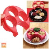 Kitchen Food Plate with Measuring spoon and Food Processor