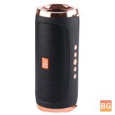 Bluetooth Speaker - 10W - Dual Drivers - HIFI Stereo Bass - Wireless Soundbar - TF Card - AUX-In - Waterproof - Portable Outdoor Speaker