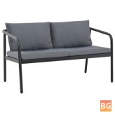 Gray Sofa with Cushions