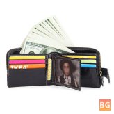 Wallet with RFID Scanner and Men's Genuine Leather