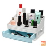 Makeup Organizer for Desktop - Cosmetic Jewelry Storage