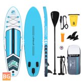 Urikar 10'6''*32''*6'' Inflatable Paddleboard with Stand and Accessories - Waterproof