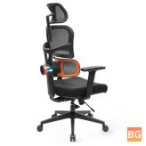 NEWTRAL Ergonomic Office Chair - High Back Desk Chair with Unique Adjustable Lumbar Support, Adjustable Backrest and Seat Pan Depth, Tilt Function, Headrest 3D Armrests, Computer Chair