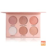Highlighter Powder - 6 Colors - Shimmer Contour Mineral - Nude Makeup Cosmetic