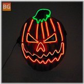 LED Pumpkin Cosplay Mask for Halloween Party