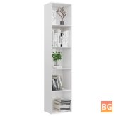 Book Cabinet - High Gloss White