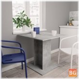 Table with Gray Table Top and Gray Flooring
