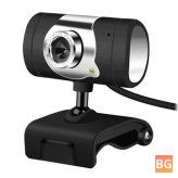 HD Webcam for Laptops - 360-Degree Rotation