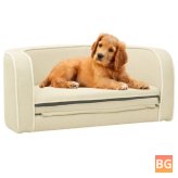 Linen Dog Sofa - Folding 76x71x30 cm