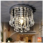 Ceiling Light with Crystal Chandelier