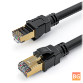 ACASIS Cat 8 Ethernet Cable - 40Gbps, Gold Plated RJ45 Connector