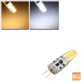Warm/Pure White LED Spot Light Bulb - G4 2W