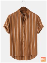 Henley Shirt - Striped
