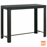 Garden Bar Table - Black - 55.3