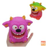 12*14*8CM slow-rising Cartoon Soft Toy with Mouth - Gift Collection