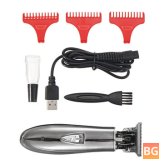 Hizek Professional Barber Beard Trimmer - Rechargeable Hair Clipper