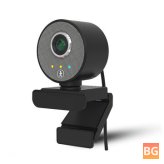 360-degree live streaming USB webcam for online class and teleconference