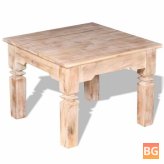 Acacia Wood Coffee Table (60x60x45 cm)