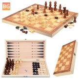 Chess Board Box - Wood