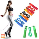 287cm Rope Training Sport Fitness Skipping Rope - Adjustable Speed