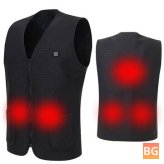 USB Heated Electric Vest for Winter Sports