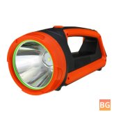 L2 LED flashlight with COB searchlight - 7 modes - USB rechargeable