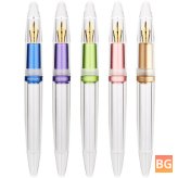 Transparent Resin Fountain Pen - 0.5mm for Calligraphy & Business Gifts