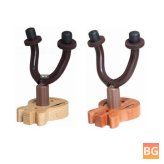 Guitar Stand with Acoustic Guitar Hanger and Sapele Wood