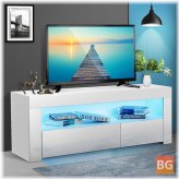 TV Stand with lights and storage - Woodyhome 47