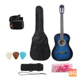 39" Zebra Classical Guitar Kit with Accessories