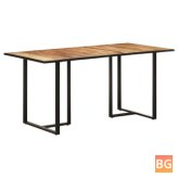 Dining Table with Wood Grain