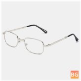 Classic Metal Full Frame Anti-UV Reading Glasses for Men