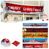Christmas Banner Decoration - Polyester Cloth