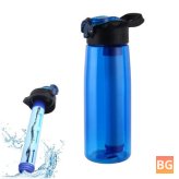 650ml Water Bottle with Filter Capacity of 1500L and Leak-proof Filter