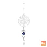 Christmas Tree Wind Chimes with Mirror - Stainless Steel