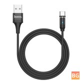 HOCO U76 Data Transmission Cable with 2 A Fast Charging - for Samsung Galaxy Note 20/Mi 10/Huawei P40/Mate 40
