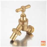 Brass Slow-Closing Garden Faucet
