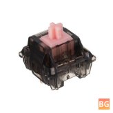 FEKER 10/70/110 Pcs F2 Linear Switch - Pink Transparent Brown Switch for Mechanical Keyboards