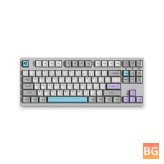 Mechanical Keyboard with 87 Keys - Black
